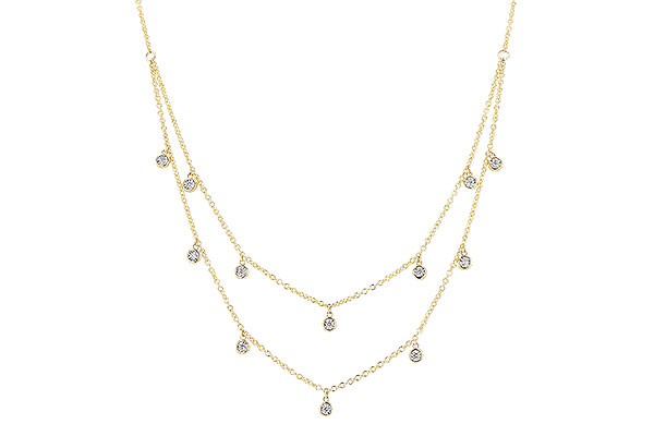 B301-46624: NECKLACE .22 TW (18 INCHES)