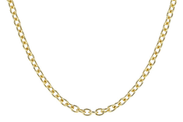 C301-52033: CABLE CHAIN (18IN, 1.3MM, 14KT, LOBSTER CLASP)