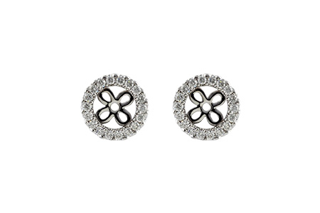 F215-12924: EARRING JACKETS .24 TW (FOR 0.75-1.00 CT TW STUDS)