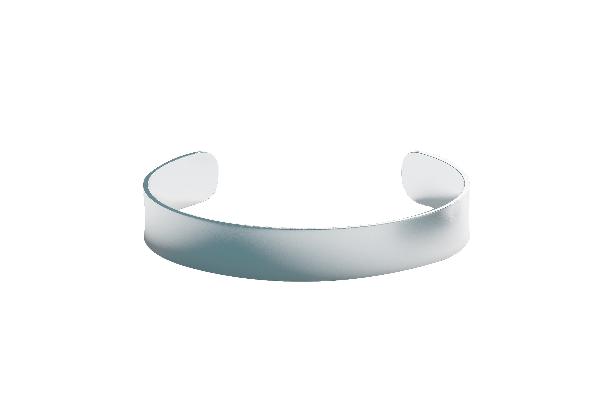 Q027-83878: Hand forged cuff bracelet