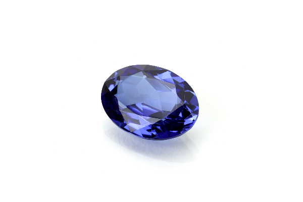 W027-90251: 9x7mm Blue Oval Sapphire